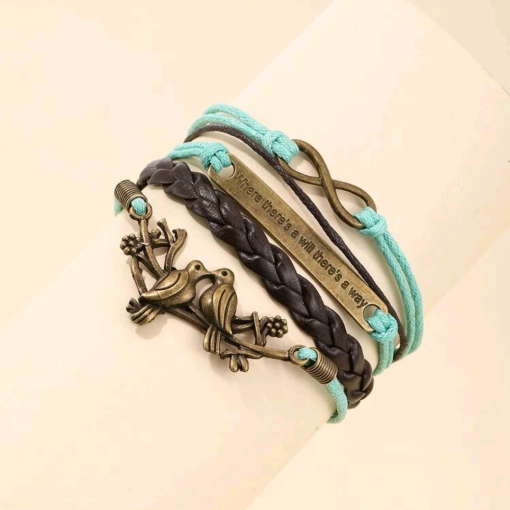🍉5 for $25* Multi-Strand Bird Bracelet